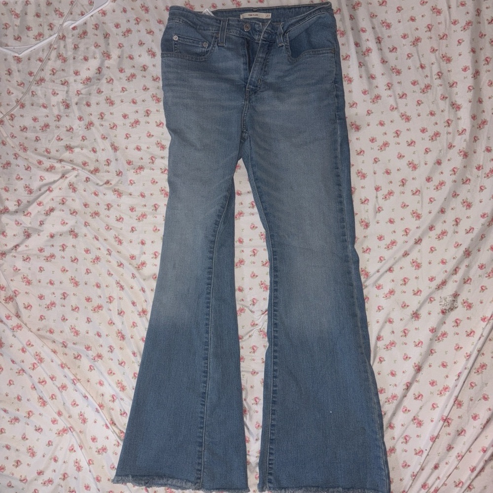 Levi's Light Blue Flare Jeans